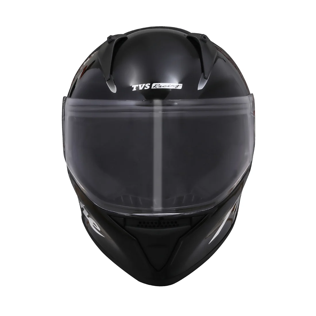 TVS Apache Full Face Helmet - Color: Black, Yellow Strip - Image 5