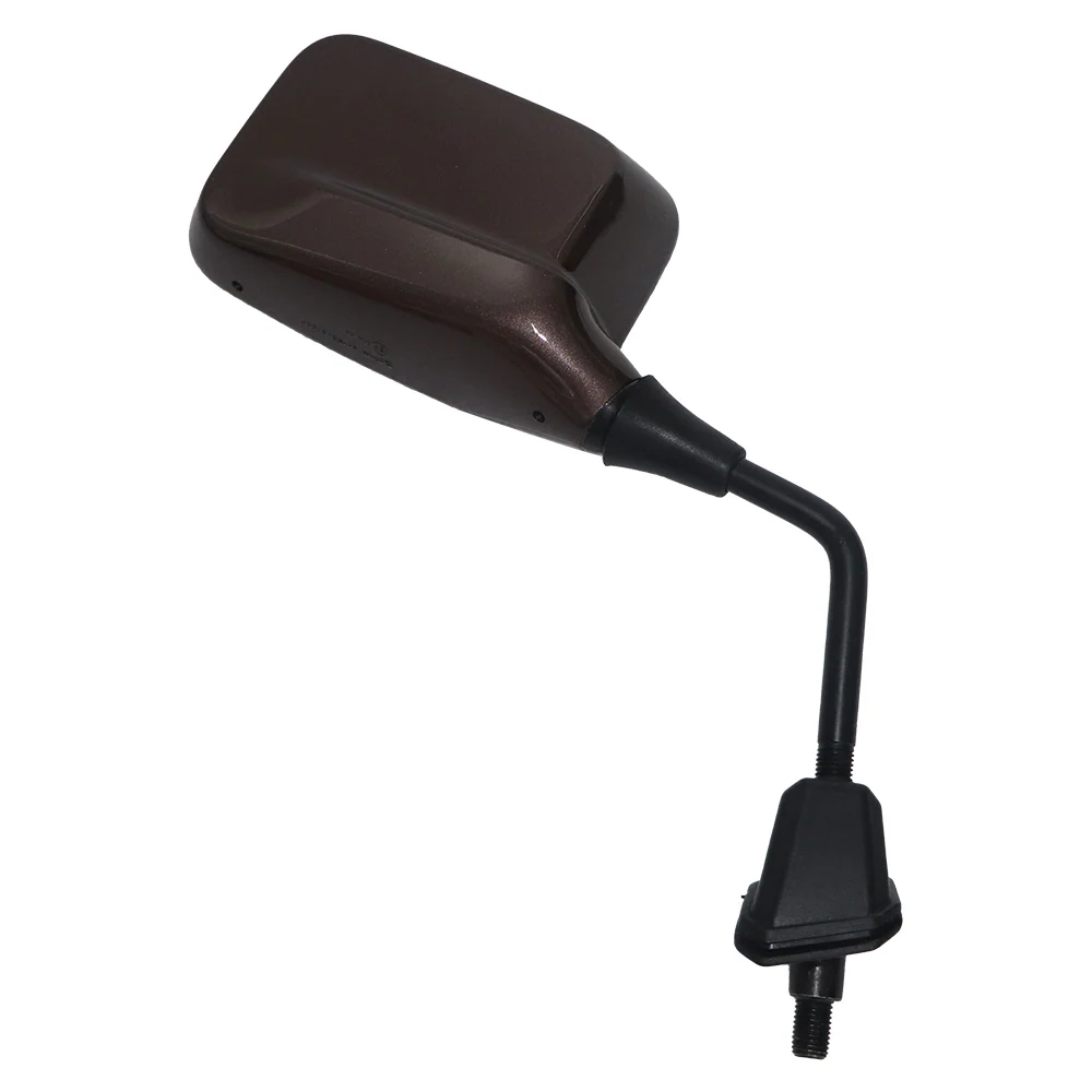 Copper Bronze Glossy iQube Mirror Sleek Rear-View Mirror - Image 4