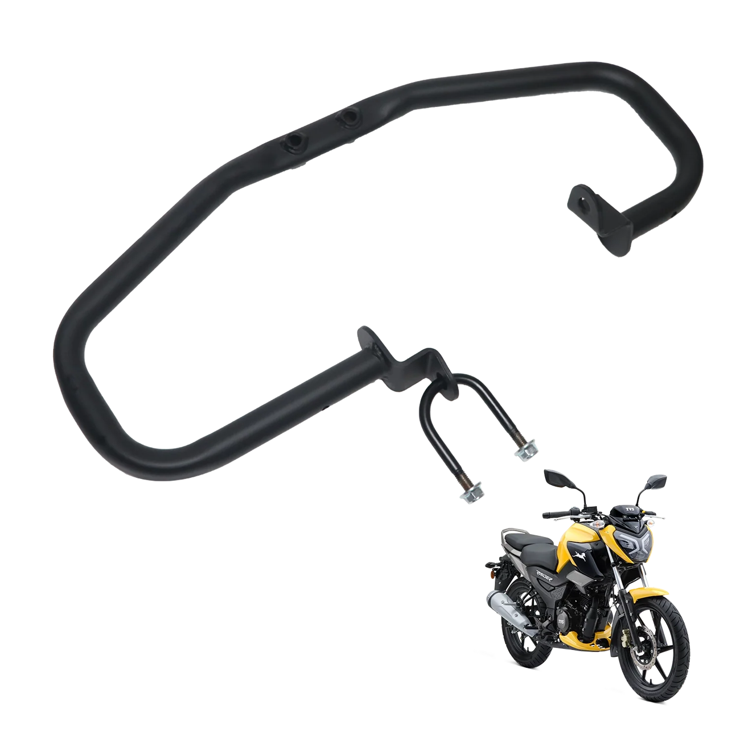TVS Crash Guard Comp Strong & Durable Protection for TVS Bikes