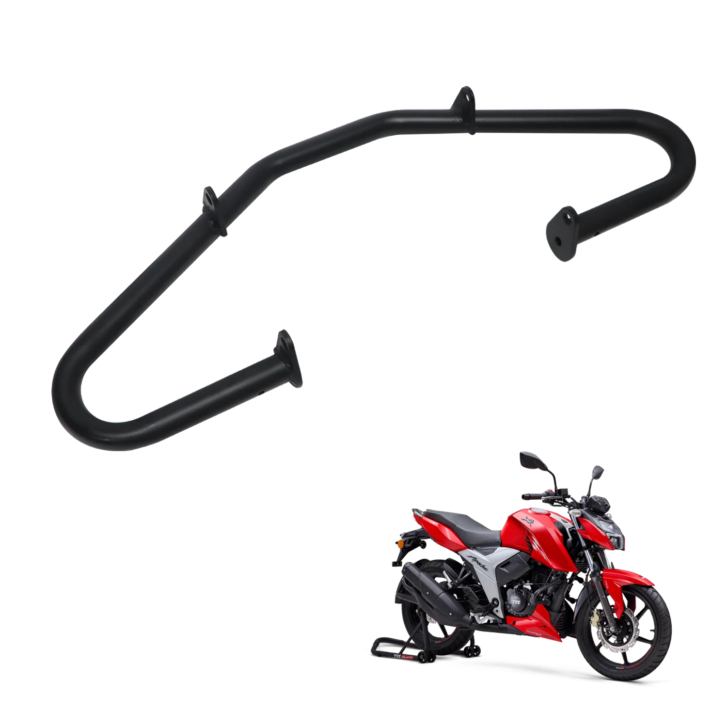 TVS Crash Guard Compatible for TVS Apache Superior Safety & Protection