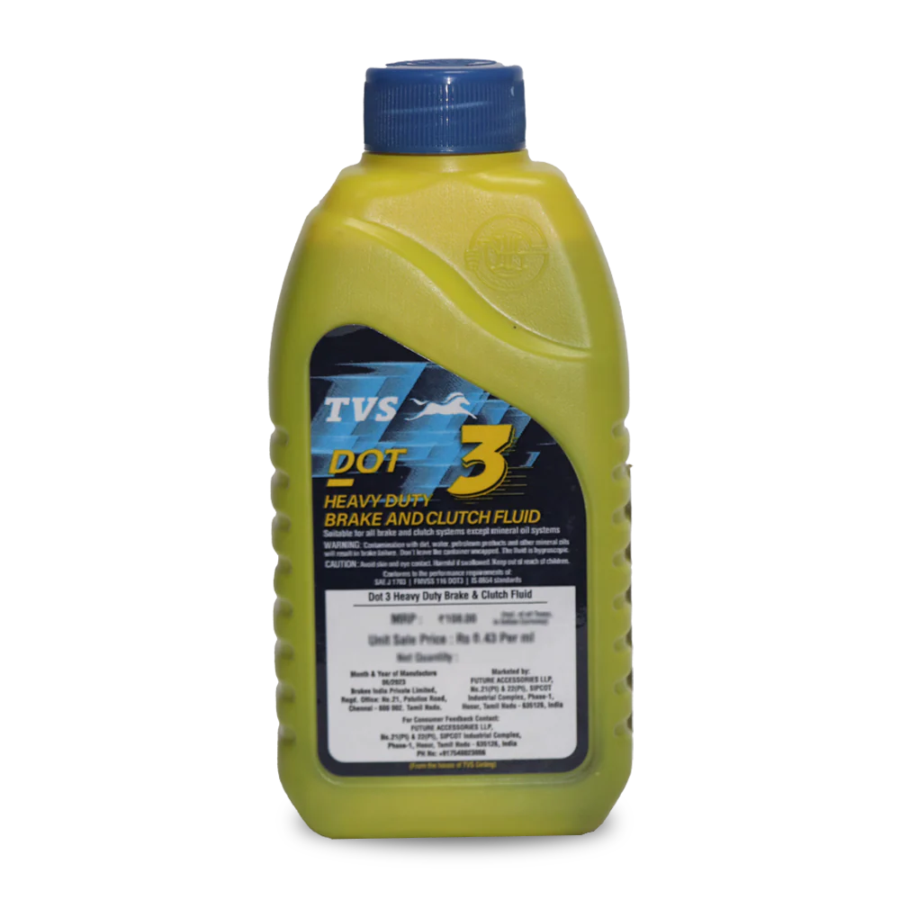 TVS Dot3 Heavy Duty Brake and Clutch Fluid - 100ml.