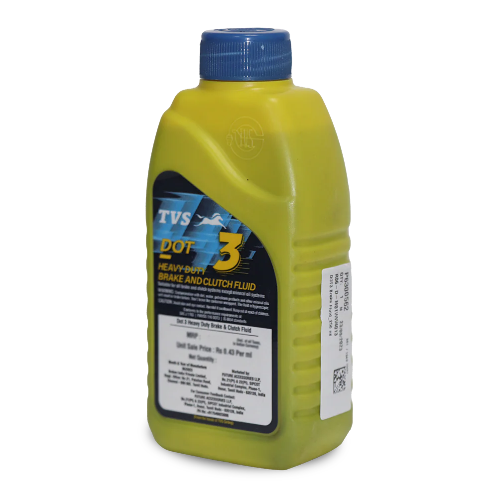 TVS Dot3 Heavy Duty Brake and Clutch Fluid - 100ml. - Image 3