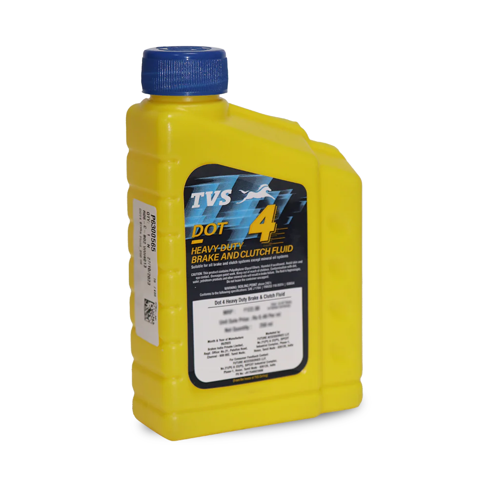 TVS DOT4 - Heavy Duty Brake and Clutch Fluid 250ml. - Image 3