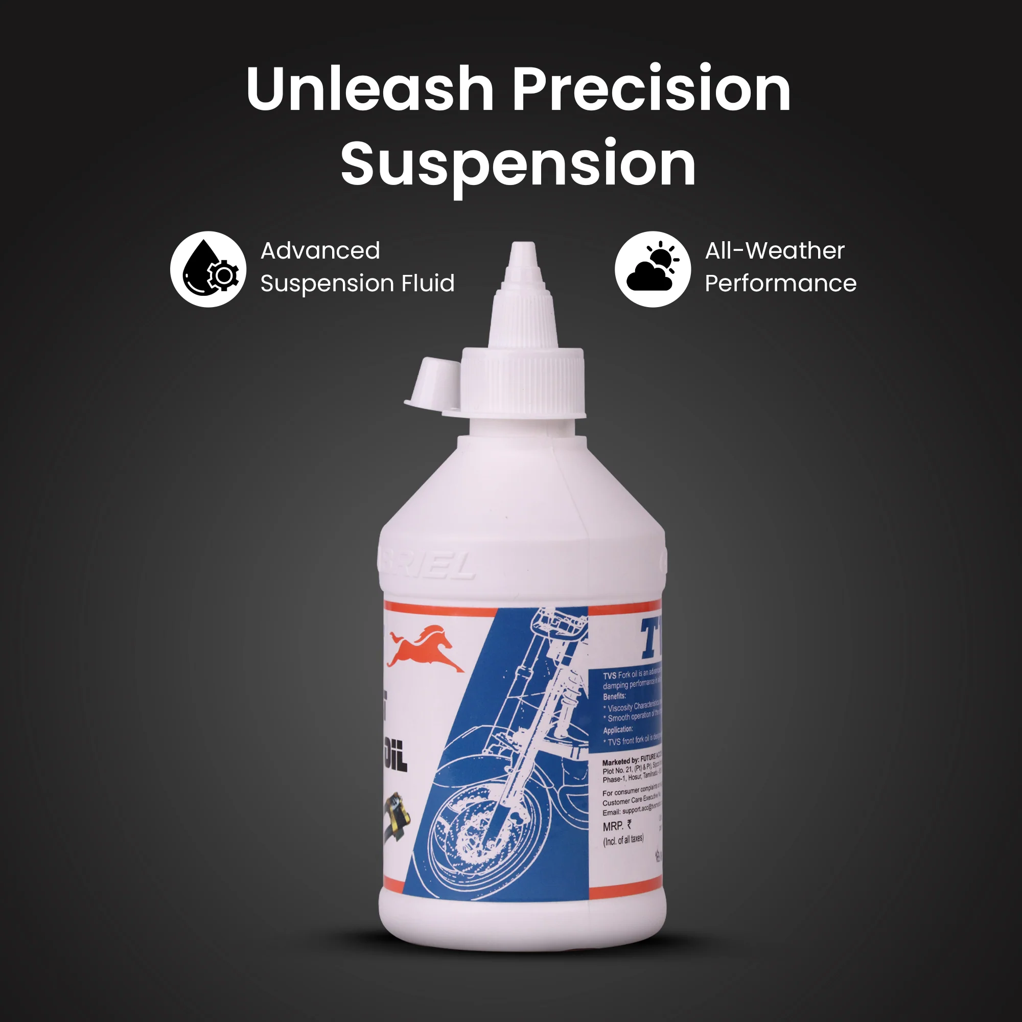 TVS Front Fork Oil 350ml Keep Your Bike Forks in Top Condition - Image 4