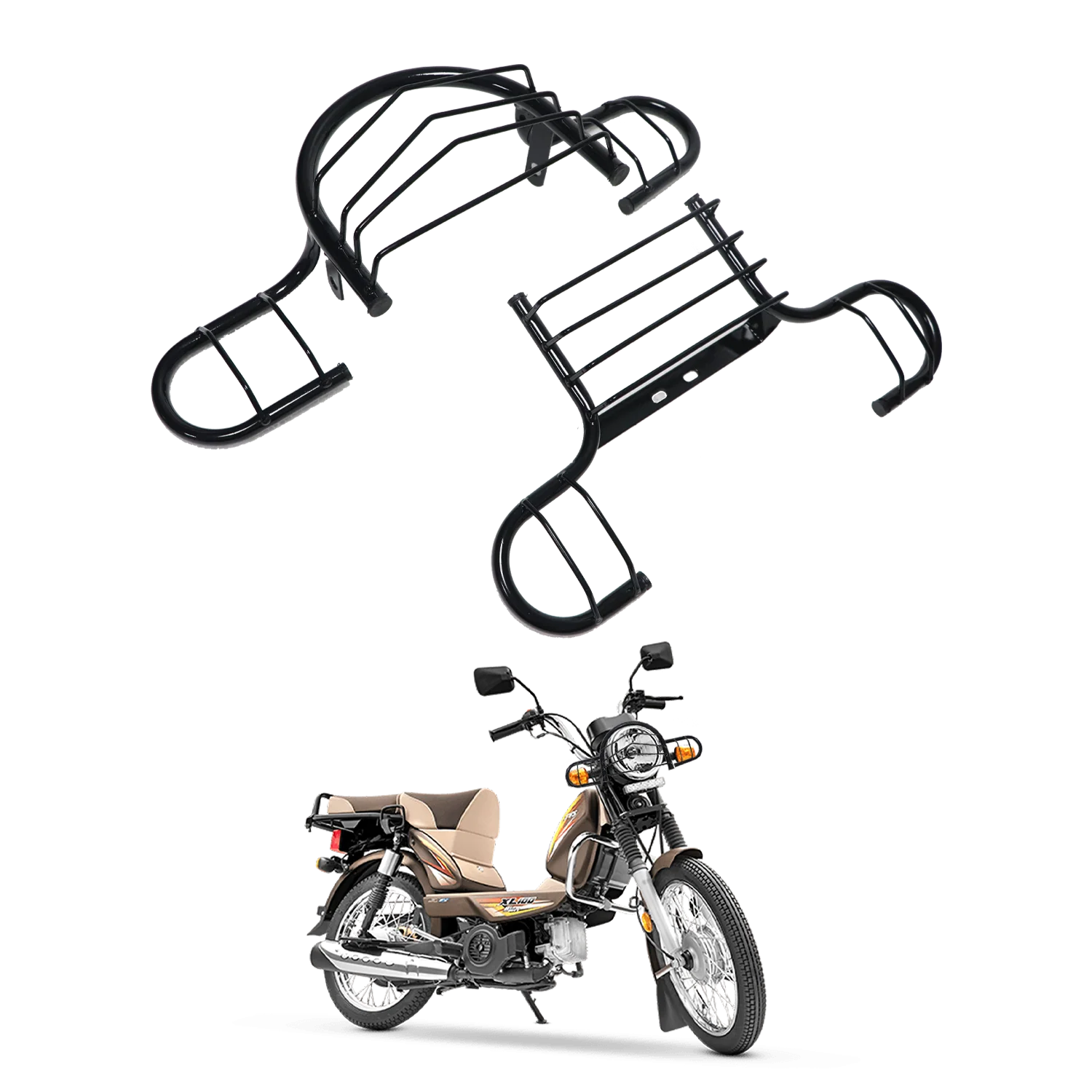 TVS Grill Set Model 1 for XL 100 – Enhanced Protection and Style