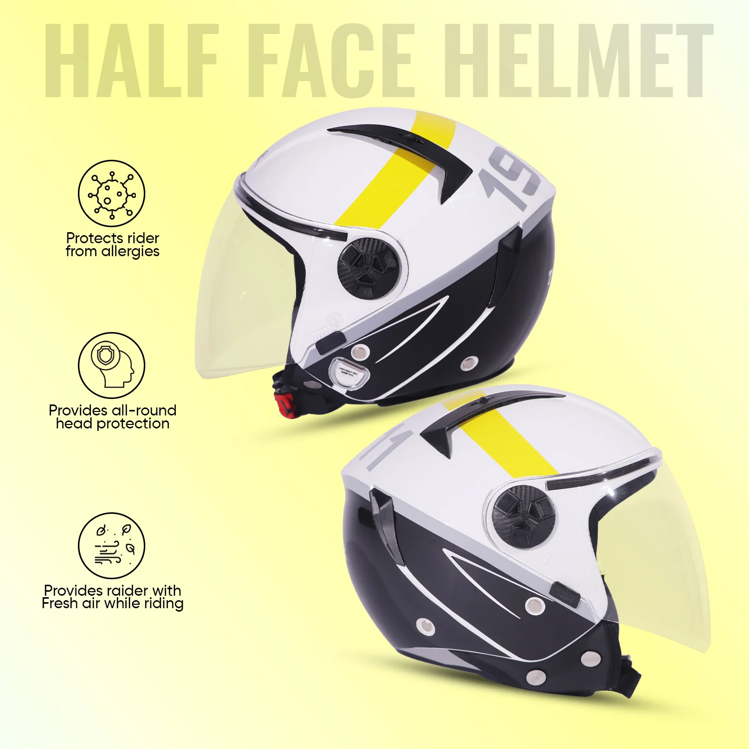 TVS Helmet 1911 – Classic Design for Modern Motorcycle Riders - Image 9