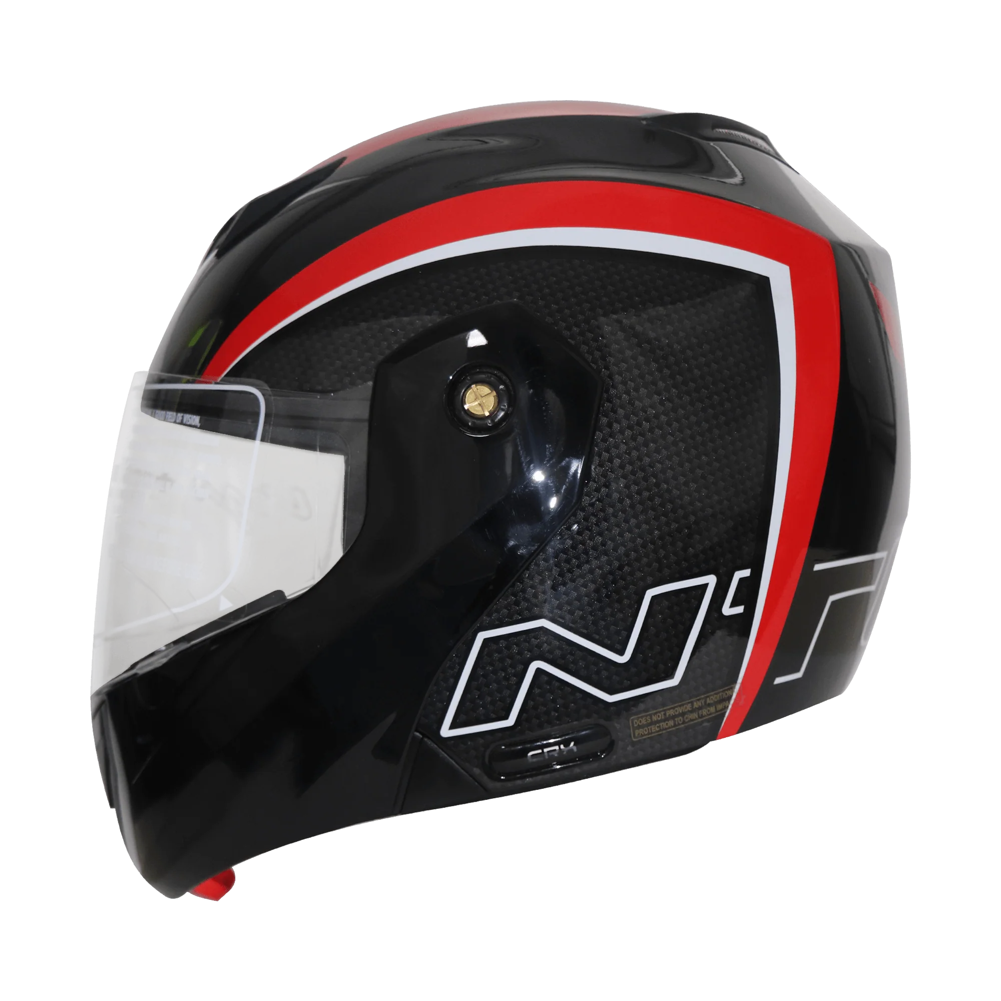 TVS Ntorq Edition Full Face Helmet | ISI Certified Color: Black & Red