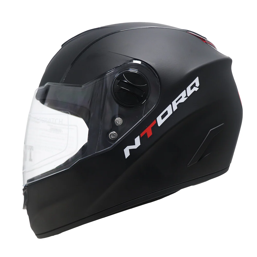 TVS Ntorq Edition Full Face Helmet | ISI Certified Color: Black