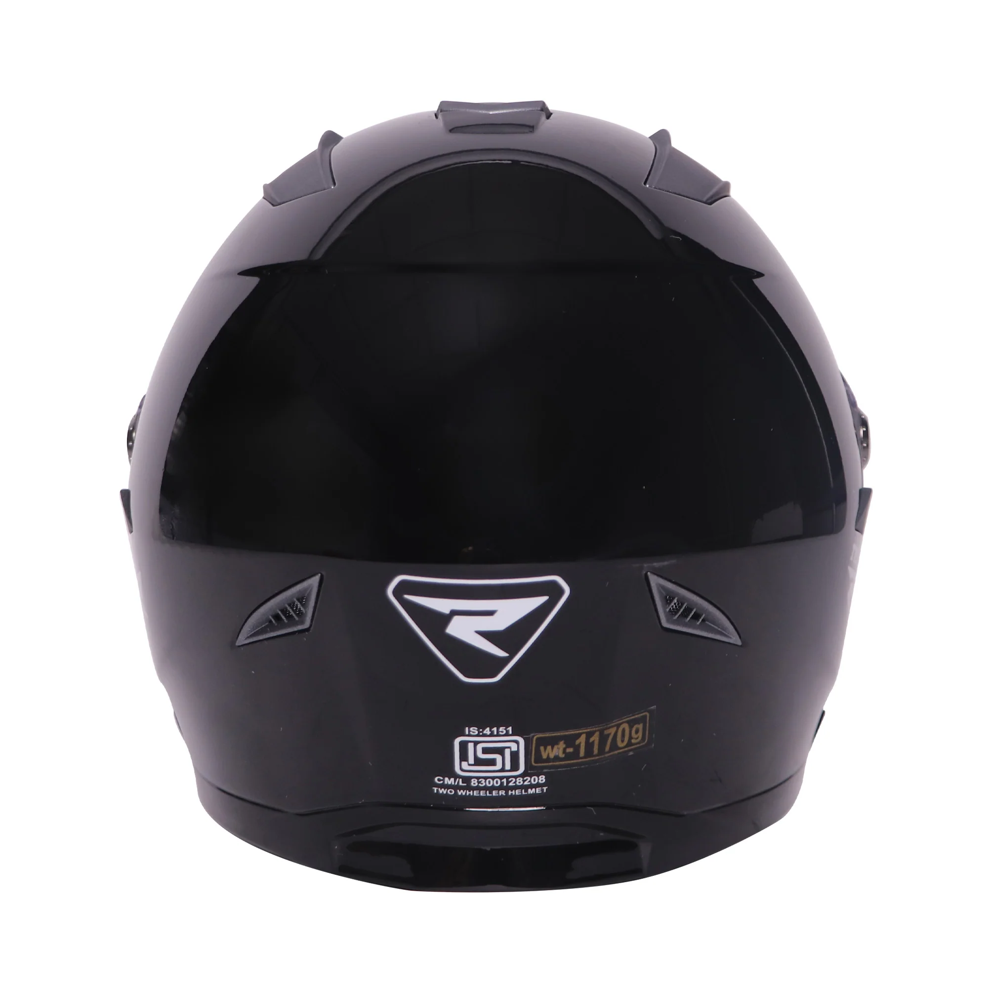 TVS Raider Full Face Helmet, Color: Black & Grey | ISI Certified - Image 4