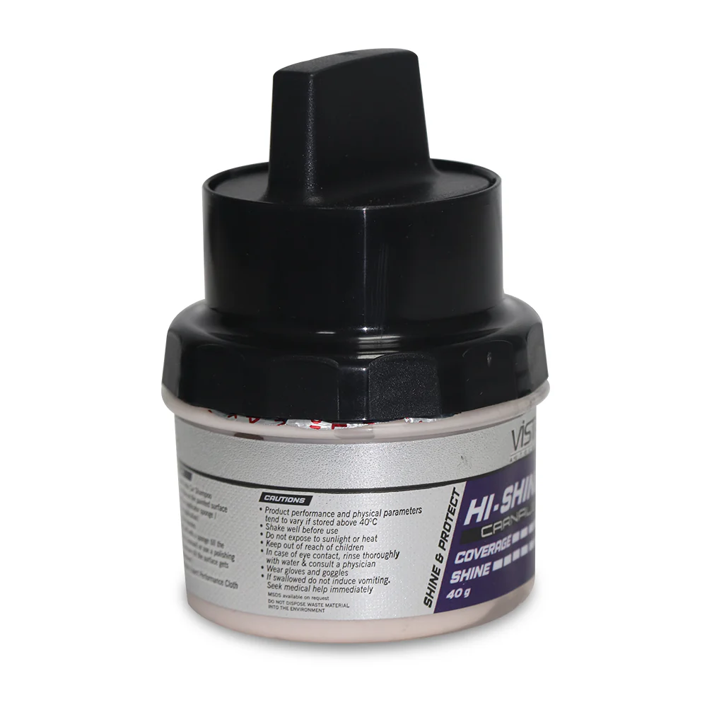 TVS Hi Shine Wax Net Weight: 40gr. - Carnauba Wax - Image 2
