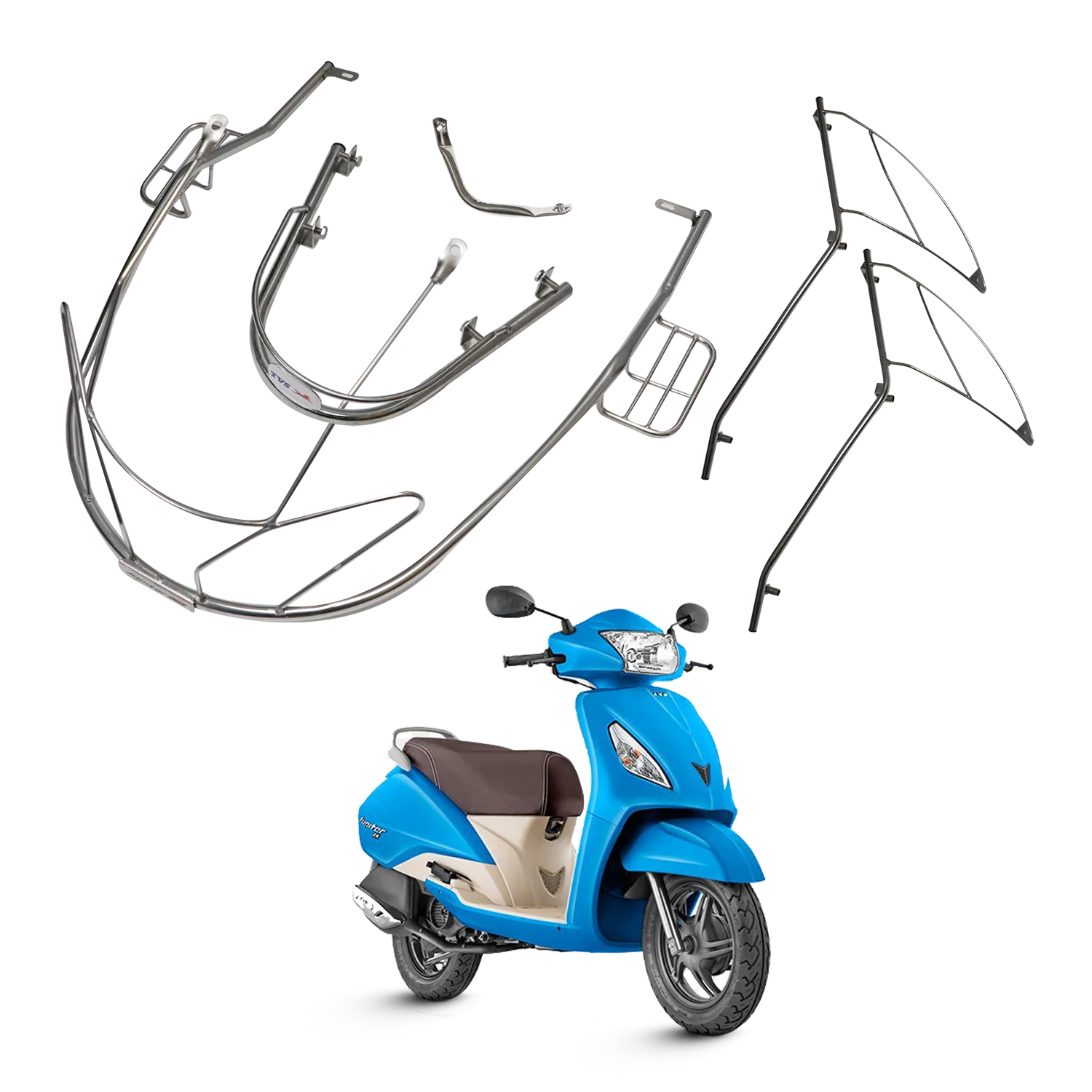 Kit Scooter Guard for Jupiter 110 Reliable Protection & Style