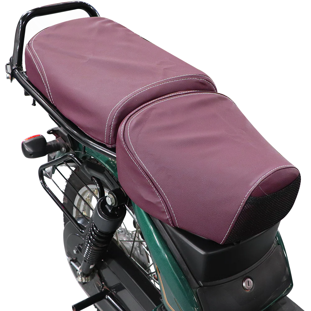 TVS XL100 Seat Cover Eco Purple - Vibrant & Durable Protection