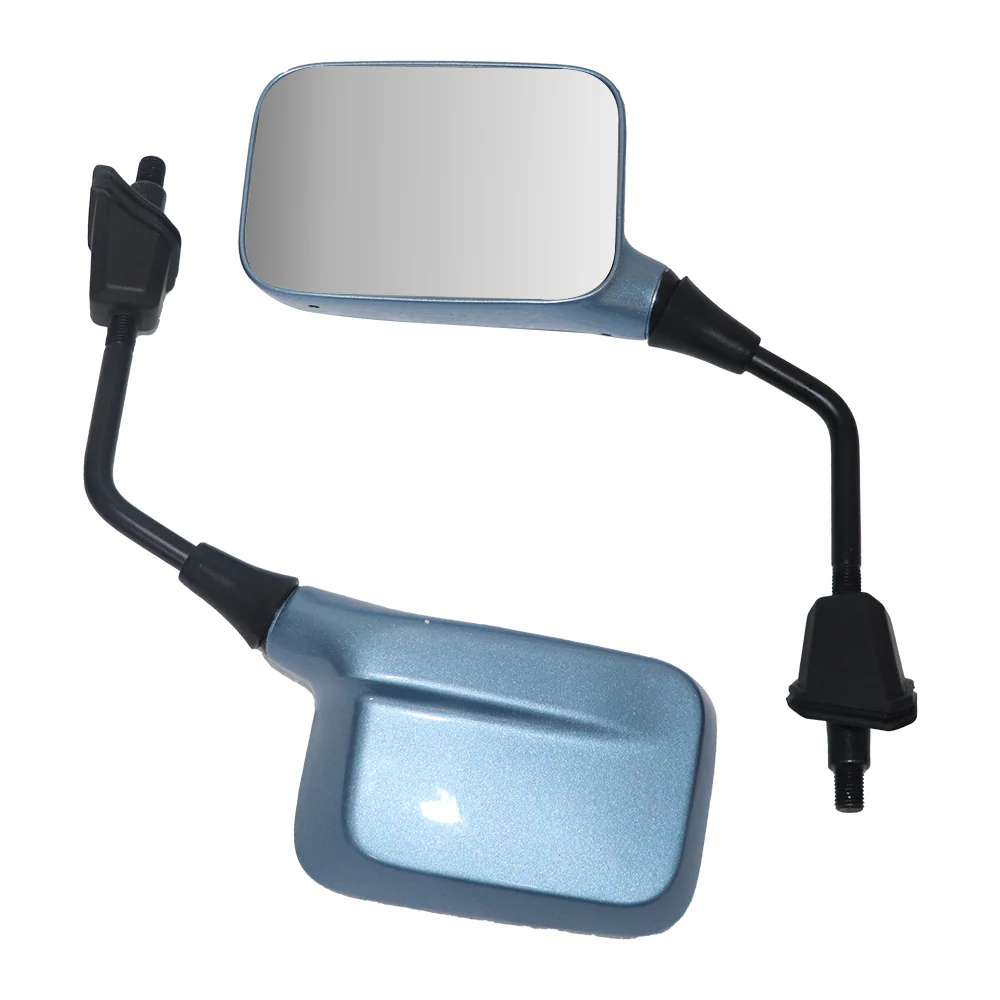 TVS Mint Blue iQube Mirror Stylish & Functional Rear-View Mirror - Image 3