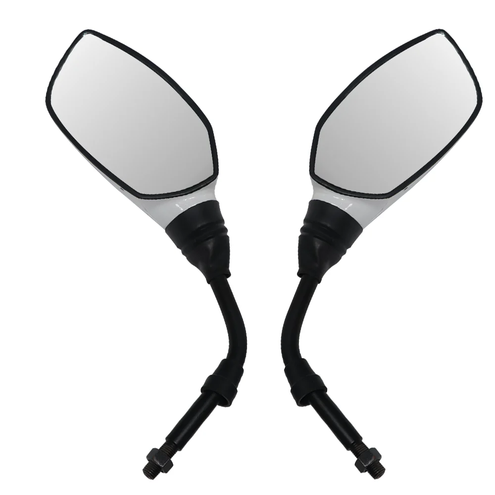TVS Apache Pearly White Mirror Set | Clear Visibility & Style - Image 3