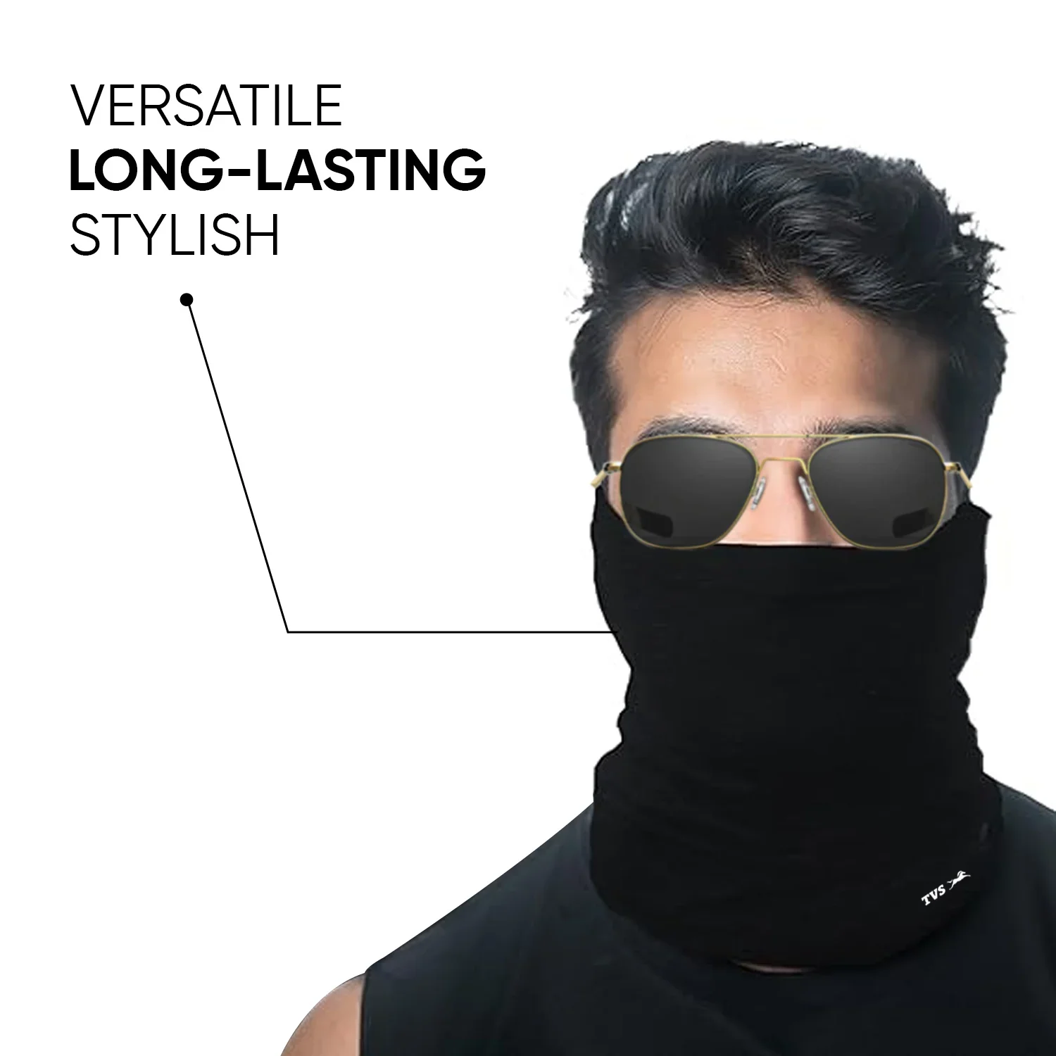 NECKGAITER BLACK - Image 3