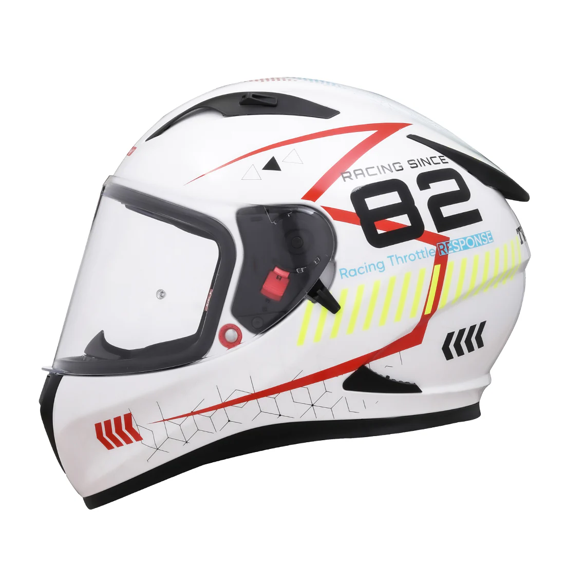 TVS Racing Dual Visor Helmet for Men – Anti-Fog Pin-Lock, Aerodynamic Design & DOT/ISI/ECE Certified – Premium Full Face Helmet For Men - Image 19