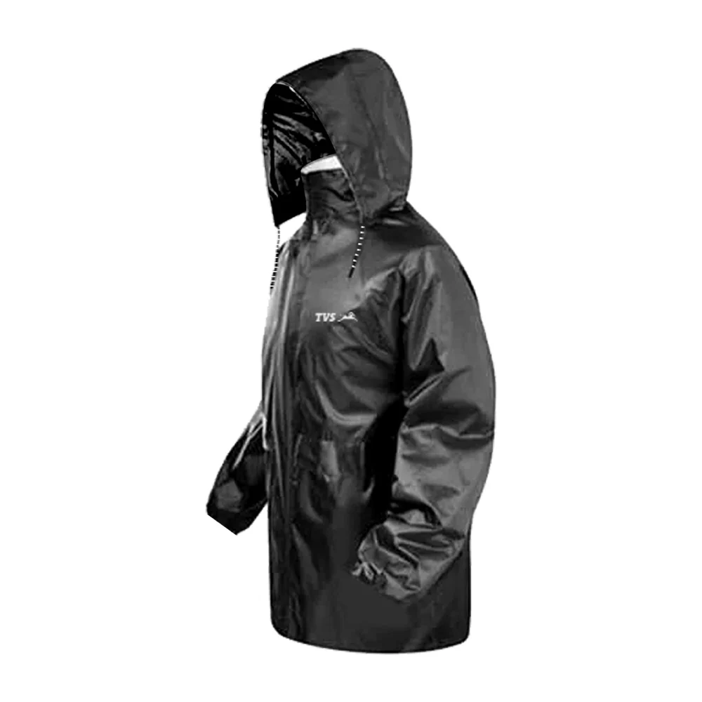 TVS Rain Coat, Color: Black - Stay Dry and Stylish in Any Weather - Image 2