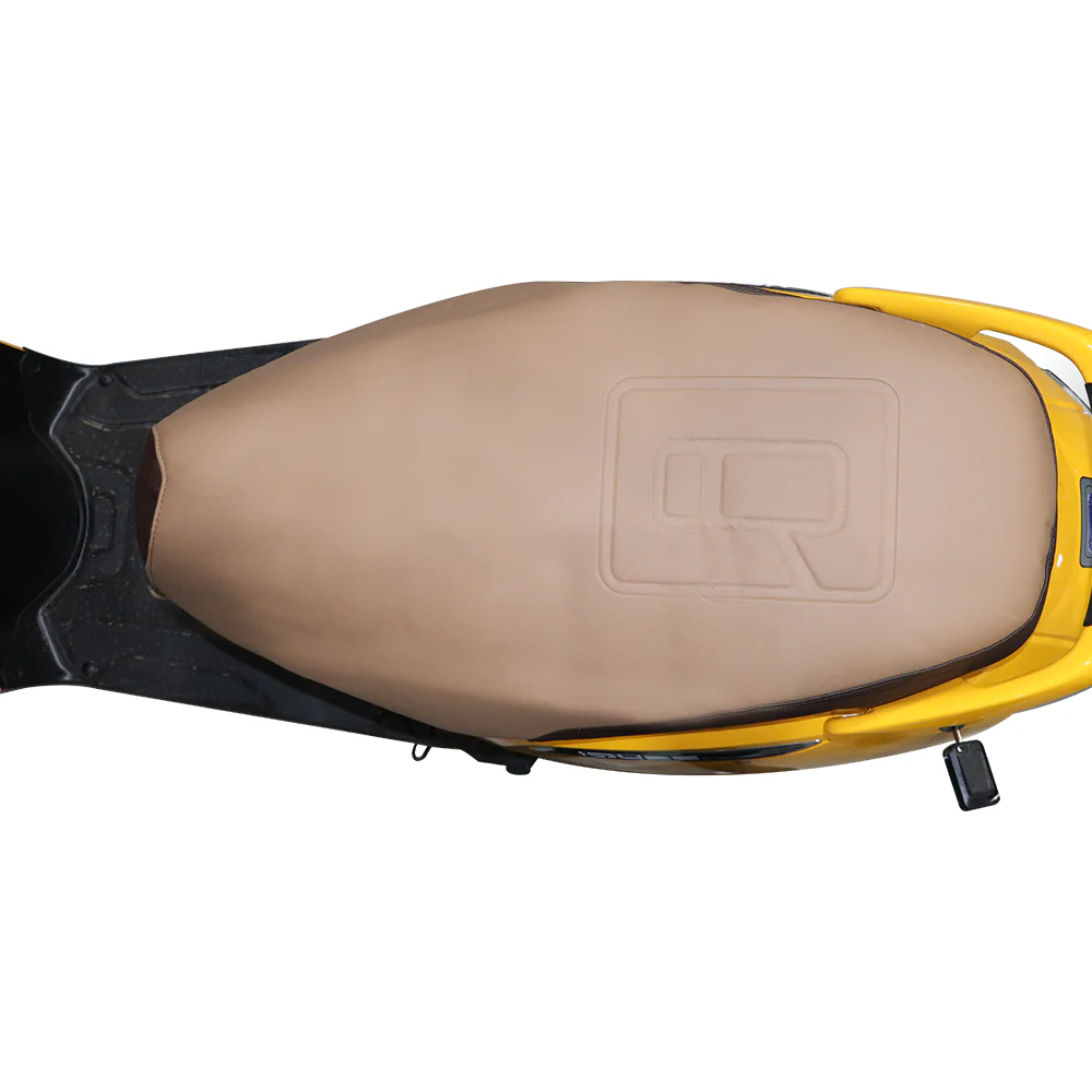 TVS iQube Seat Cover Beige/Brown - Durable Seat Protection - Image 5