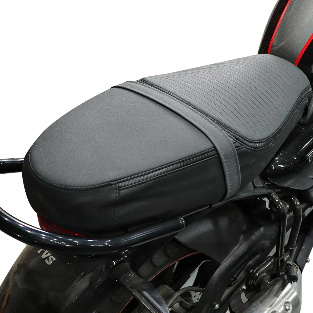 TVS Ronin Dark Grey Seat Cover (2024 or before Edition) - Image 3