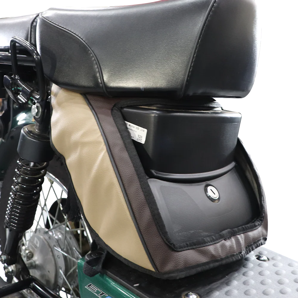 TVS Tool Box Cover for XL100 BS6 - Beige-Brown - Image 2