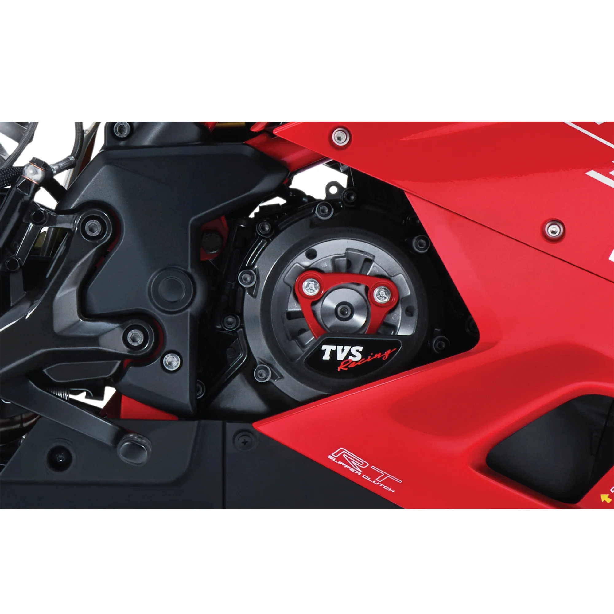 TVS Transparent Cover Clutch for RR 310|Titan Grey|Anti Fog - Image 3