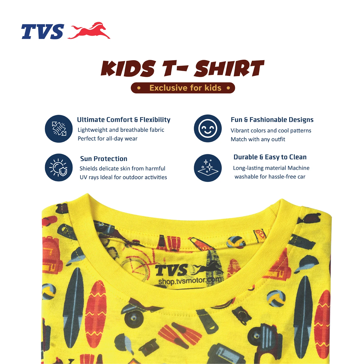 TVS Kids T-shirt - Soft, Comfortable, and Perfect for Playtime - Image 13