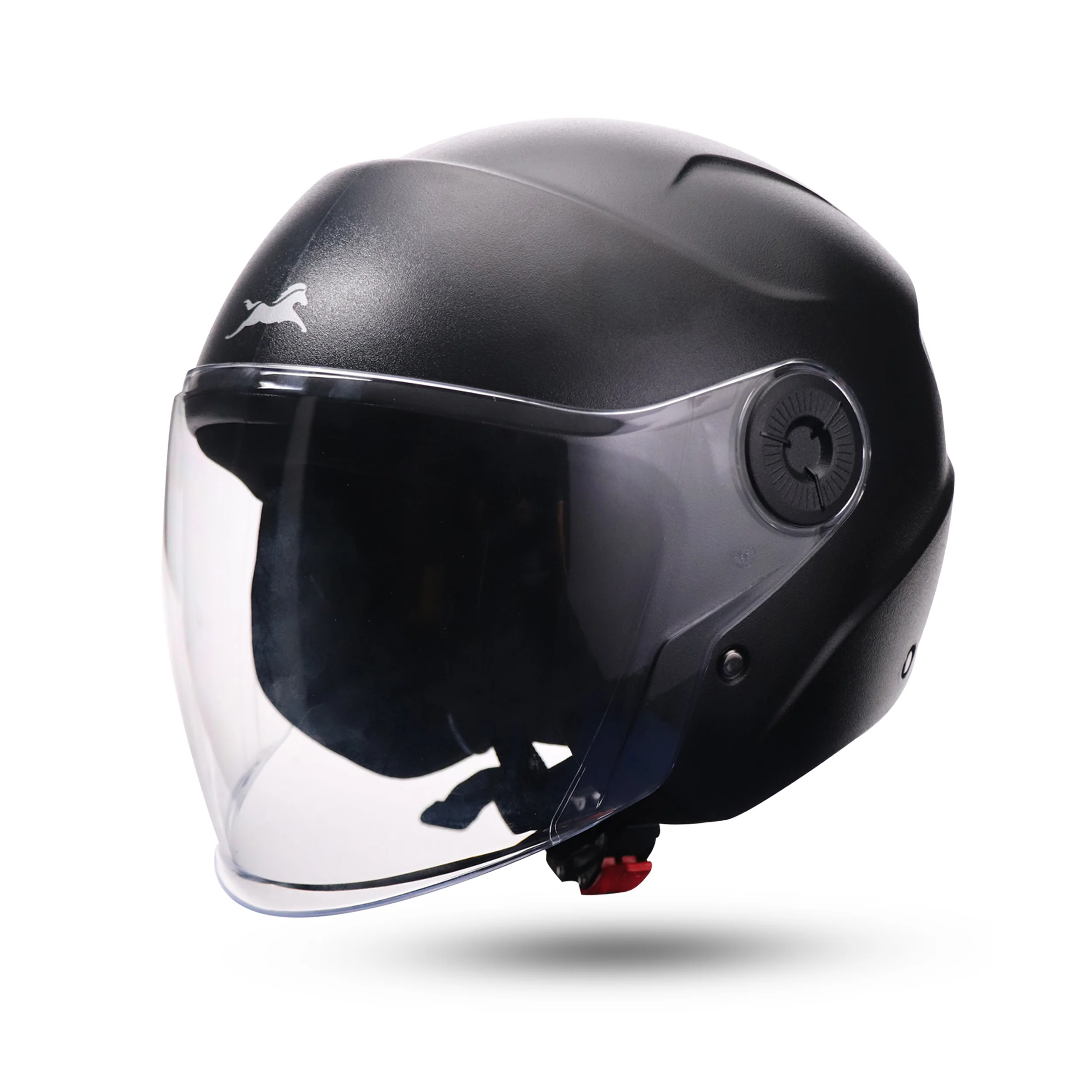TVS ACE ISI Certified Open Face Unisex Helmet with Full Coverage Visor - Image 5