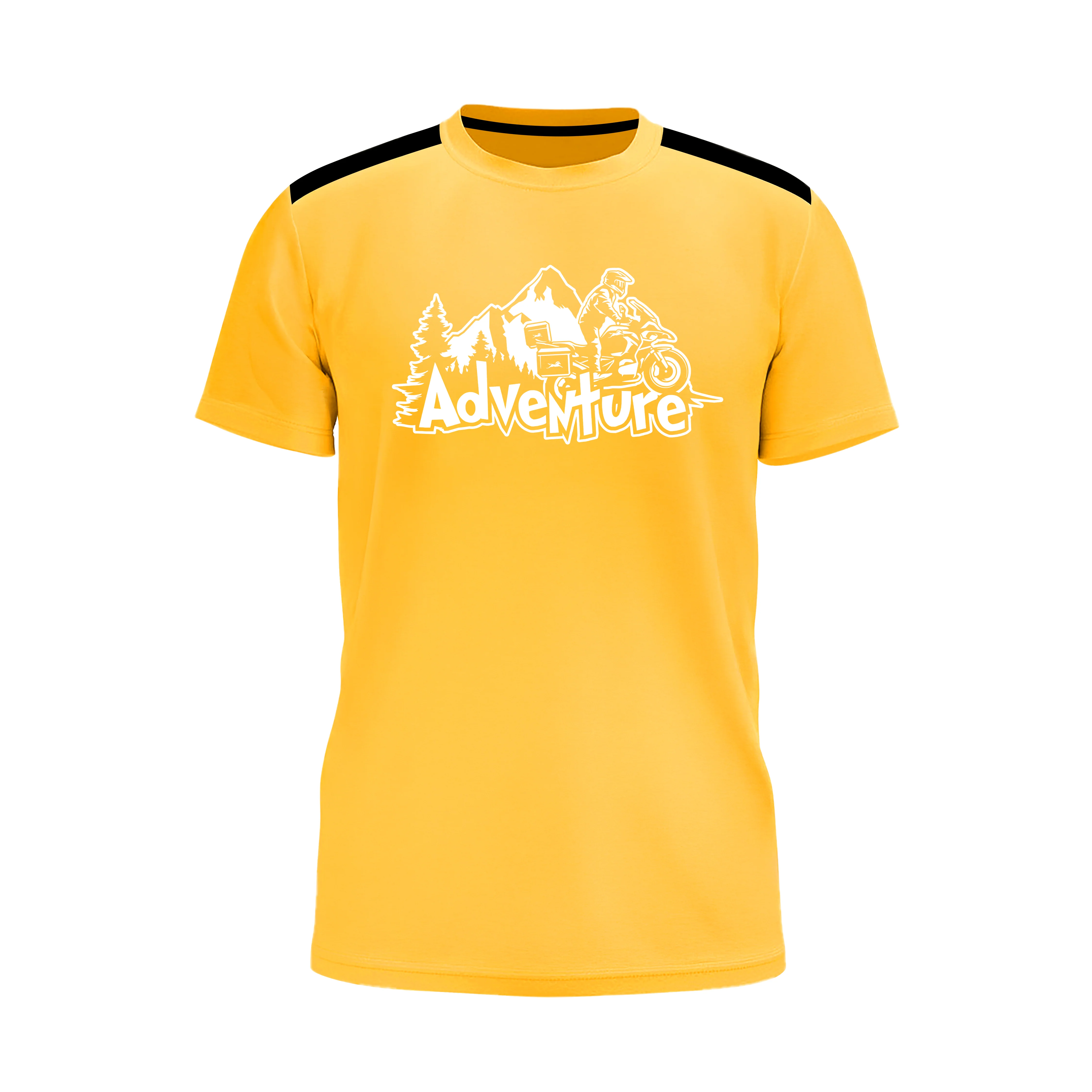 TVS Adventure Round Neck Radium Print T-shirt