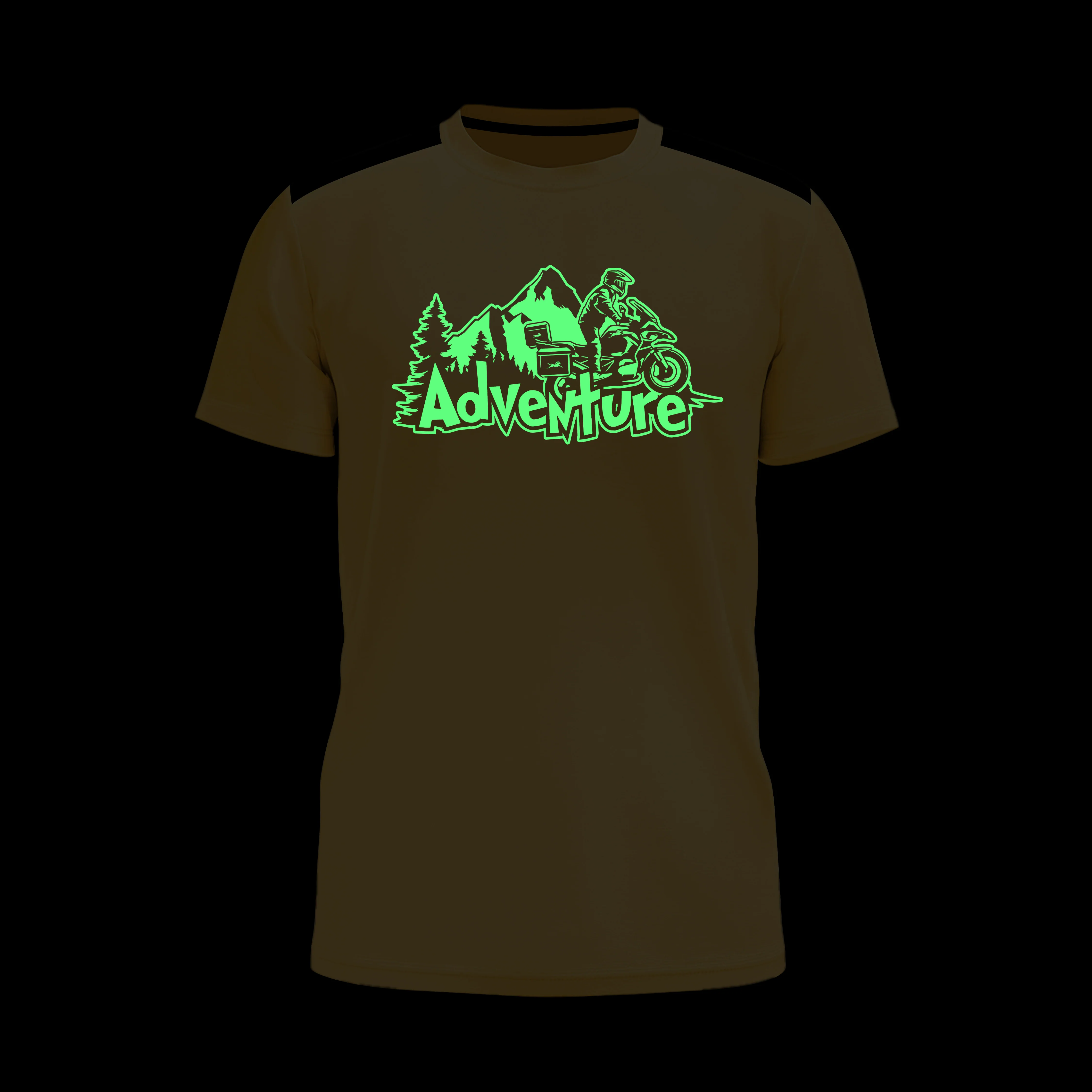TVS Adventure Round Neck Radium Print T-shirt - Image 2