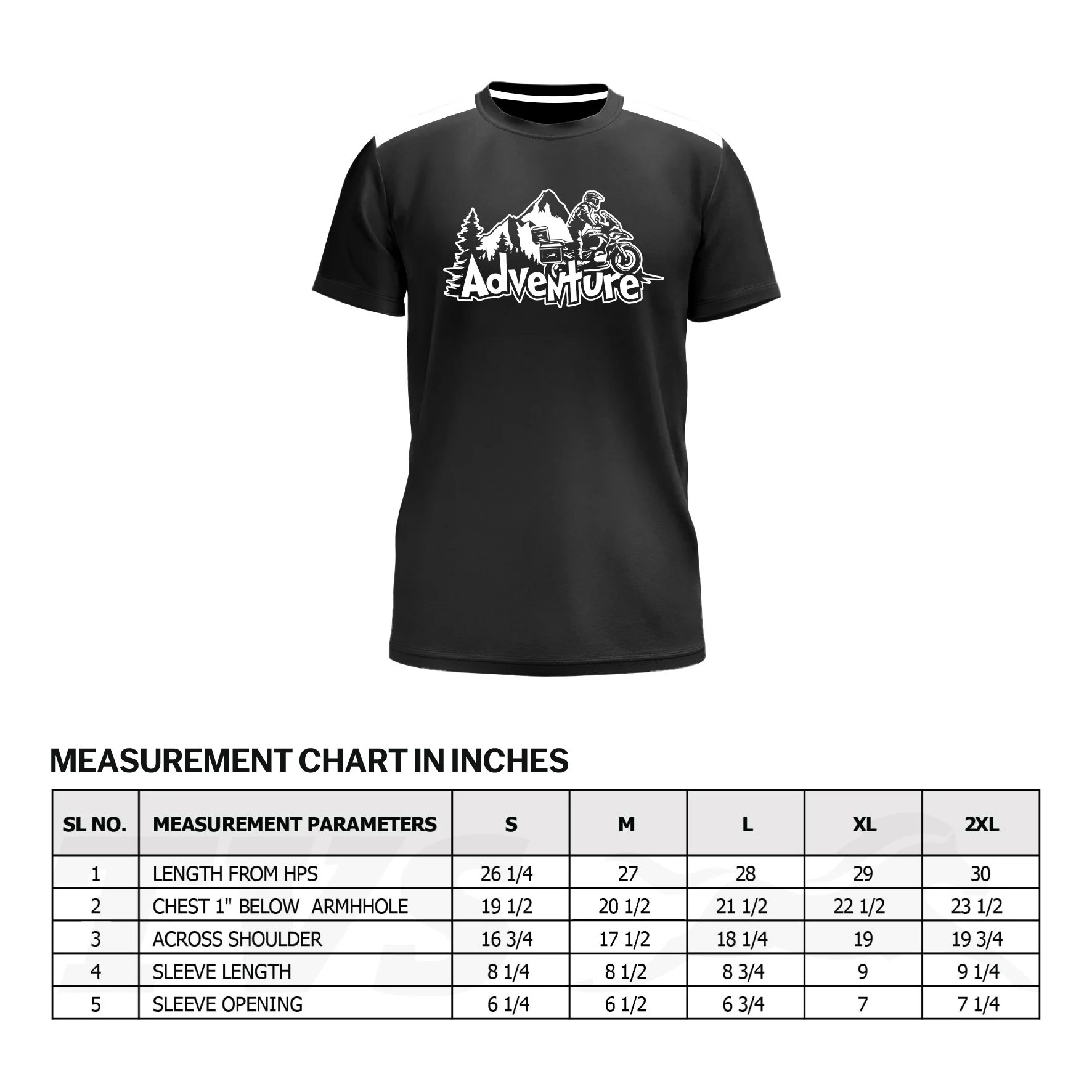 TVS Adventure Round Neck Radium Print T-shirt - Image 8