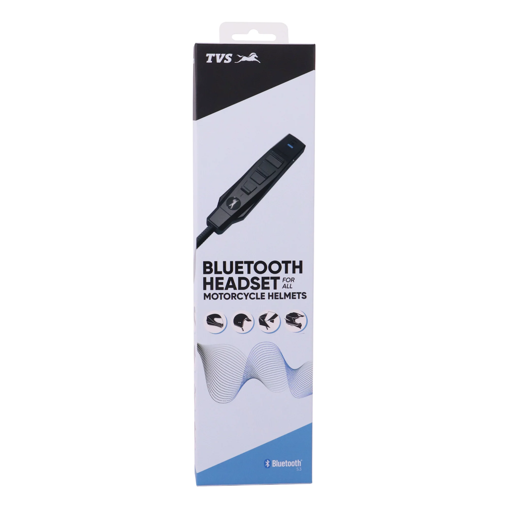 TVS Bluetooth Headset for all motorcycle helmets | HD Voice Quality & 300 mAh Battery - Image 3