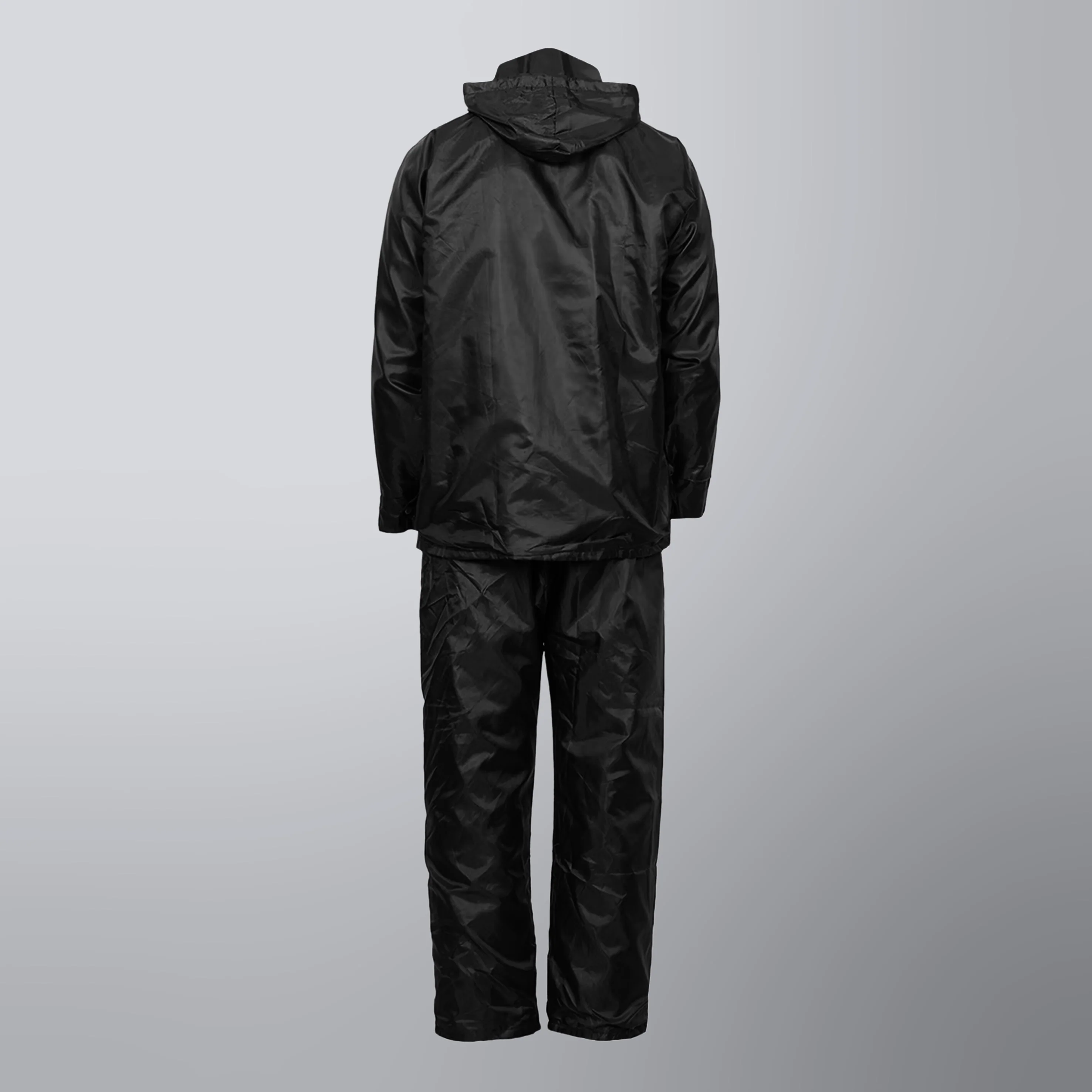 TVS Double-Layer Polyester Raincoat with Pants & Adjustable Drawcord Hood - Image 11