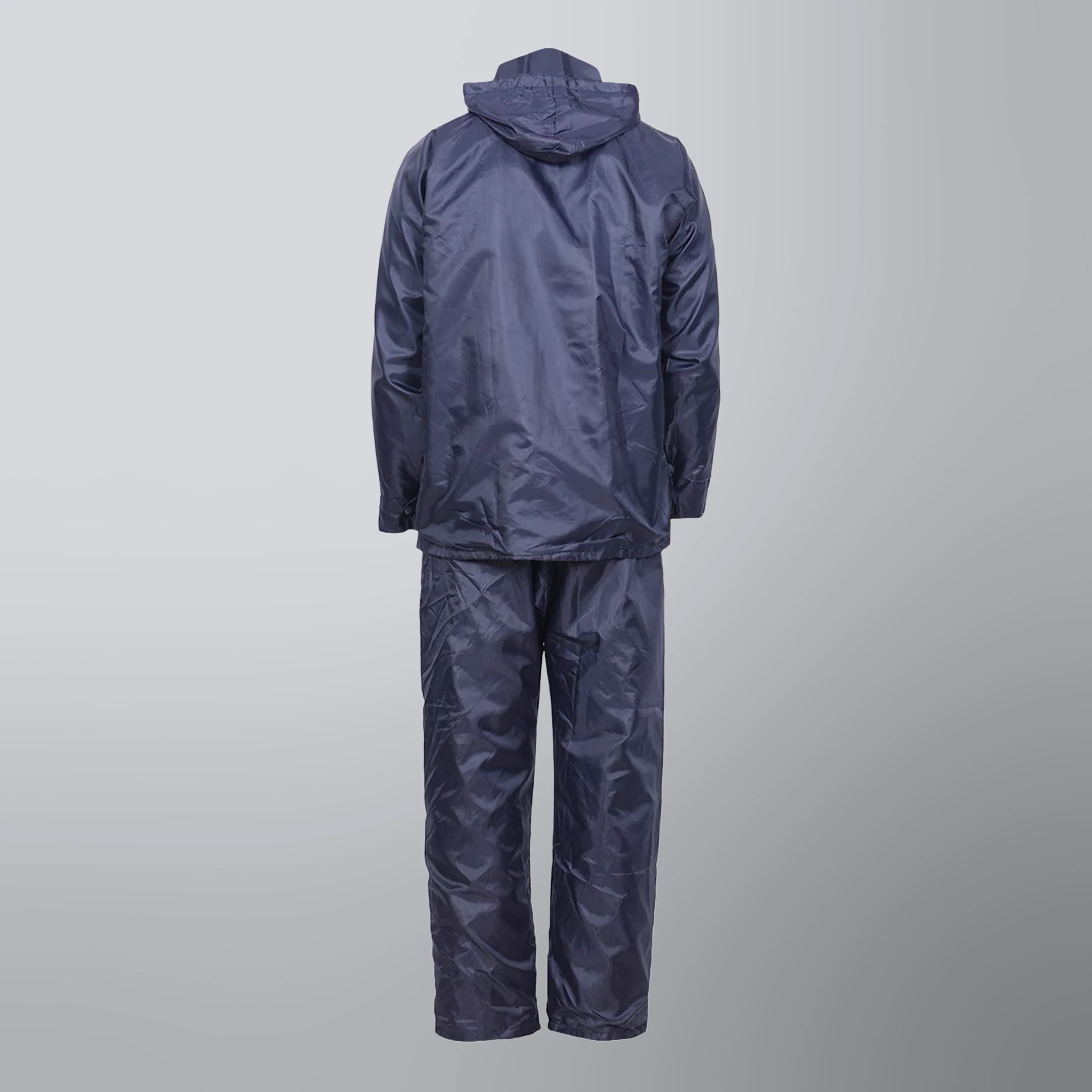 TVS Double-Layer Polyester Raincoat with Pants & Adjustable Drawcord Hood - Image 5
