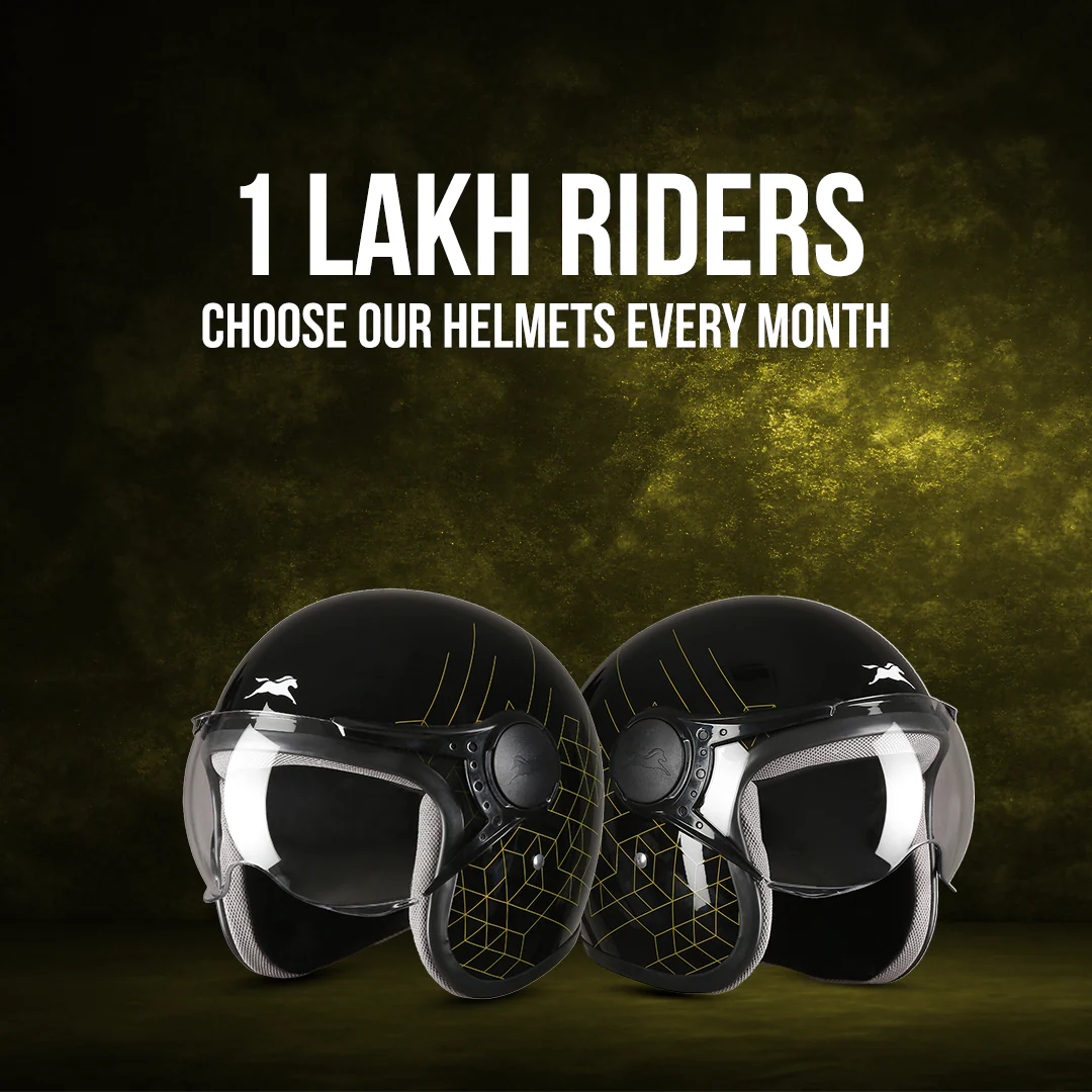 TVS Cruisetown Open Face Helmet – Stylish & Safe Helmet for Riders | ISI & DOT Certified | Premium Protection for Men & Women | Comfortable, Durable & Lightweight Design with Visor - Image 2