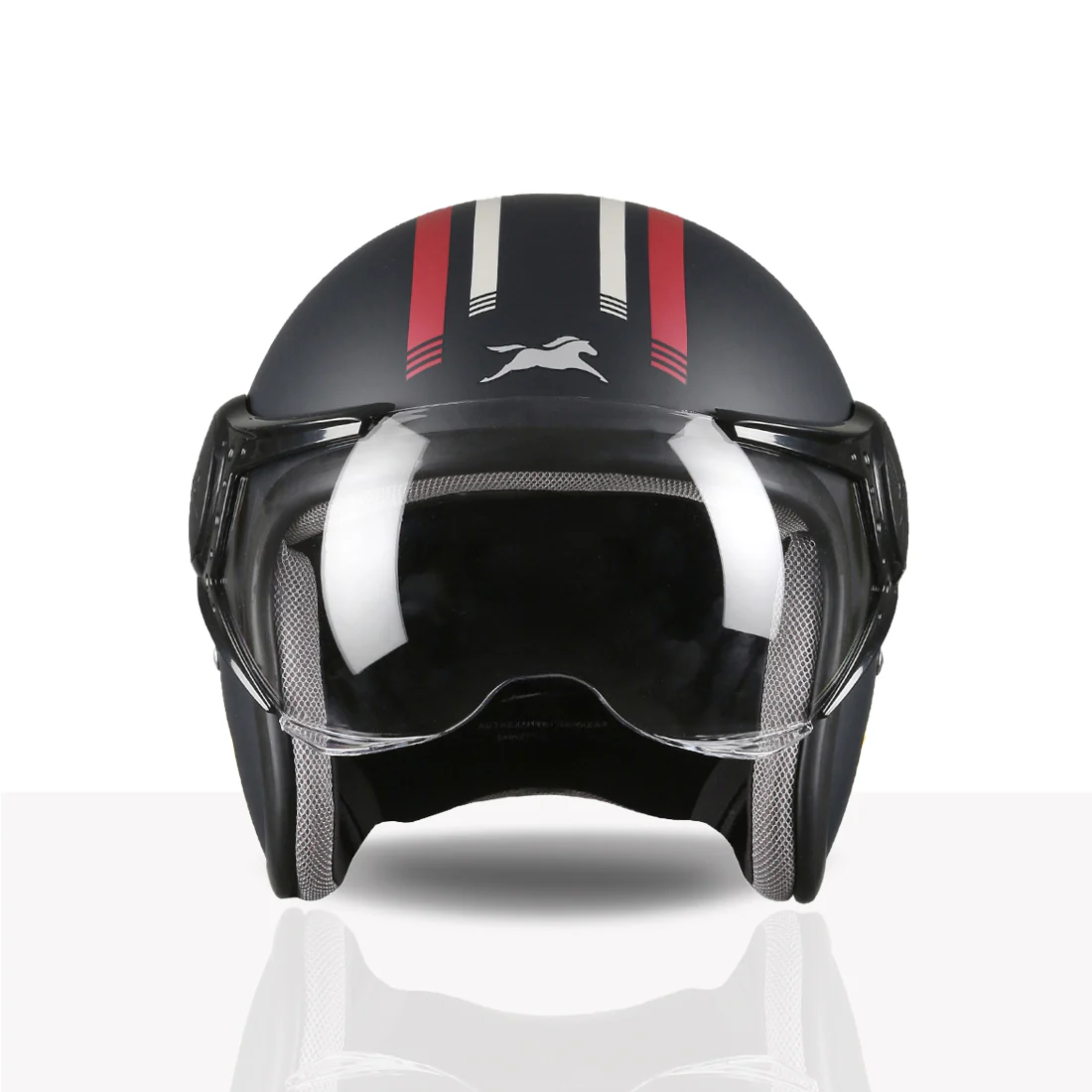 TVS Cruisetown Open Face Helmet – Stylish & Safe Helmet for Riders | ISI & DOT Certified | Premium Protection for Men & Women | Comfortable, Durable & Lightweight Design with Visor - Image 48