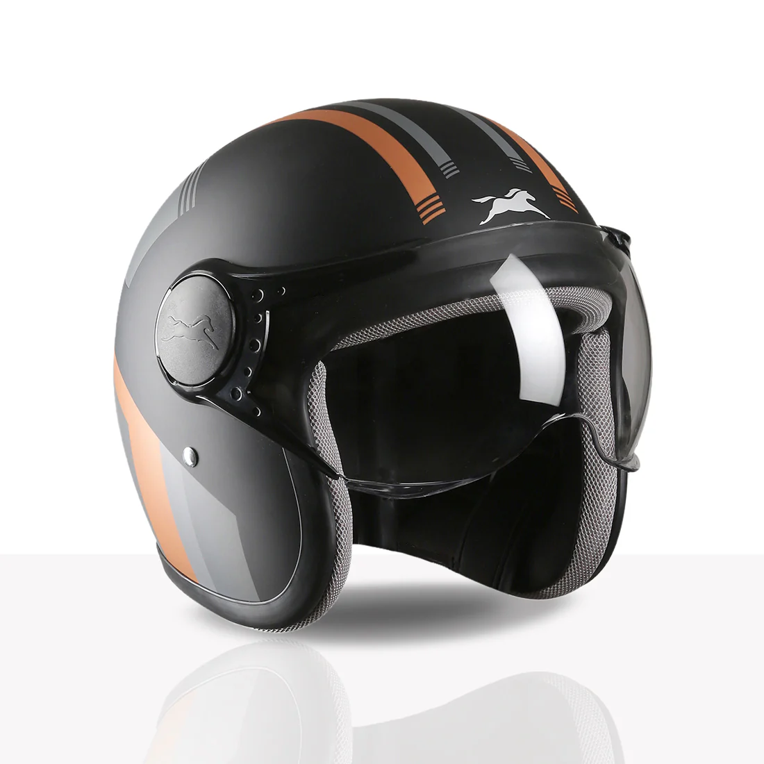 TVS Cruisetown Open Face Helmet – Stylish & Safe Helmet for Riders | ISI & DOT Certified | Premium Protection for Men & Women | Comfortable, Durable & Lightweight Design with Visor - Image 54