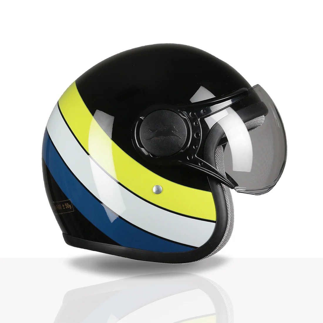 TVS Cruisetown Open Face Helmet – Stylish & Safe Helmet for Riders | ISI & DOT Certified | Premium Protection for Men & Women | Comfortable, Durable & Lightweight Design with Visor - Image 60