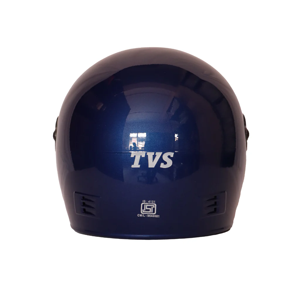 TVS Helmet Full Face Aim Eco Blue - Image 4