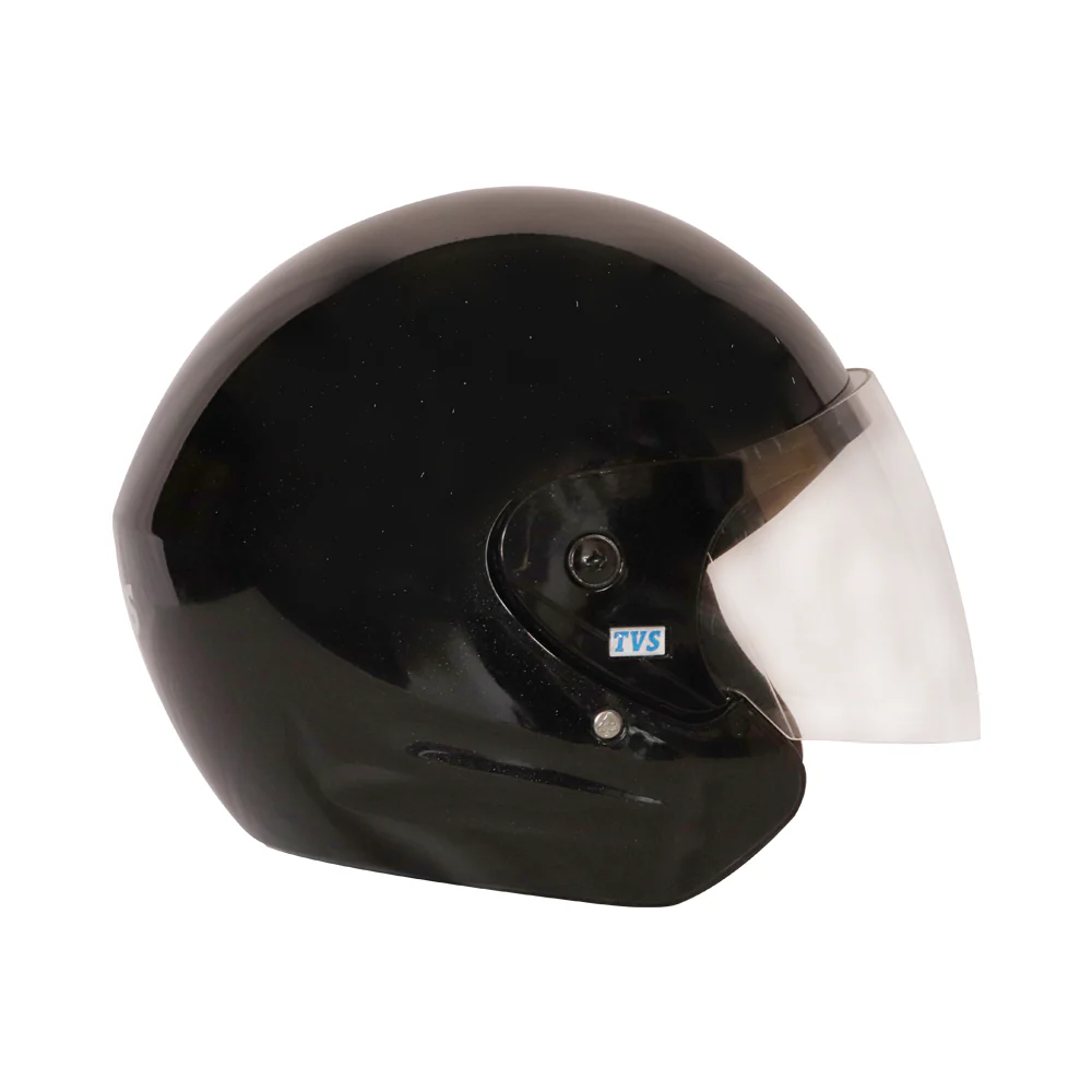 TVS Helmet Full Face Alpha BlackJM - Image 2