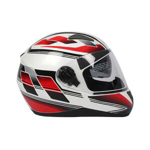 TVS Helmet Full Face White/Red Graphic Design for Extra Style - Image 2