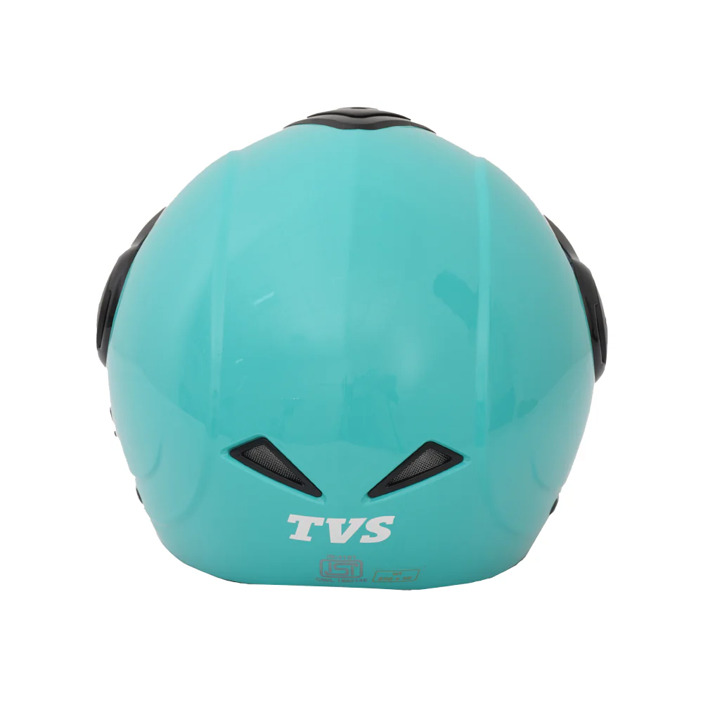 TVS Curve Half Face Helmet Blue GL - Image 4