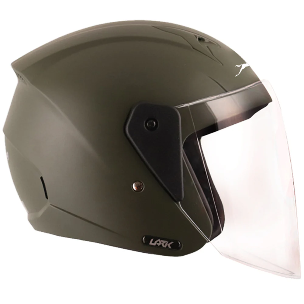 TVS Helmet Half Face Green - Image 2