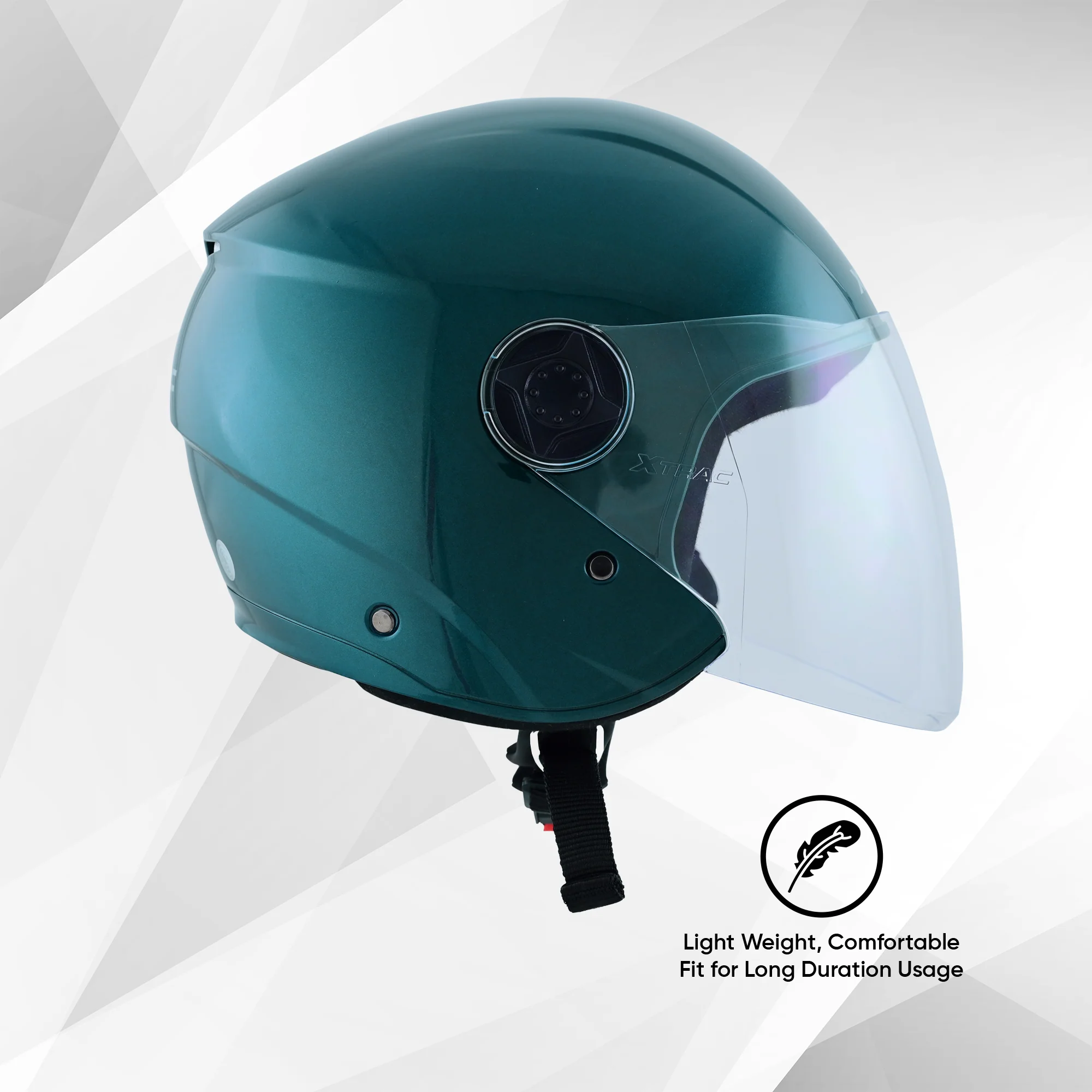 TVS iQube Open Face Helmet | ISI Certified, Lightweight & Comfortable Design - Image 17