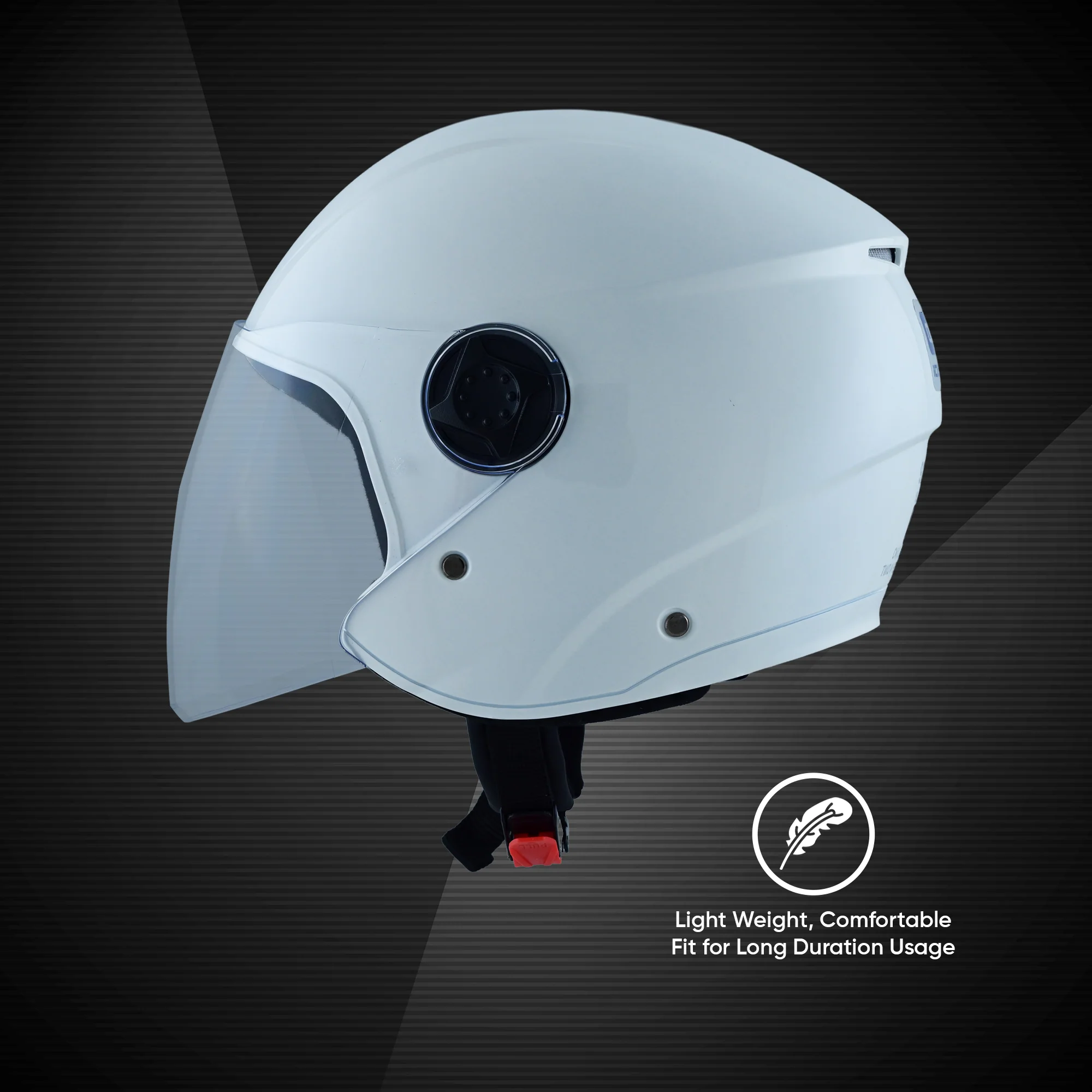 TVS iQube Open Face Helmet | ISI Certified, Lightweight & Comfortable Design - Image 24