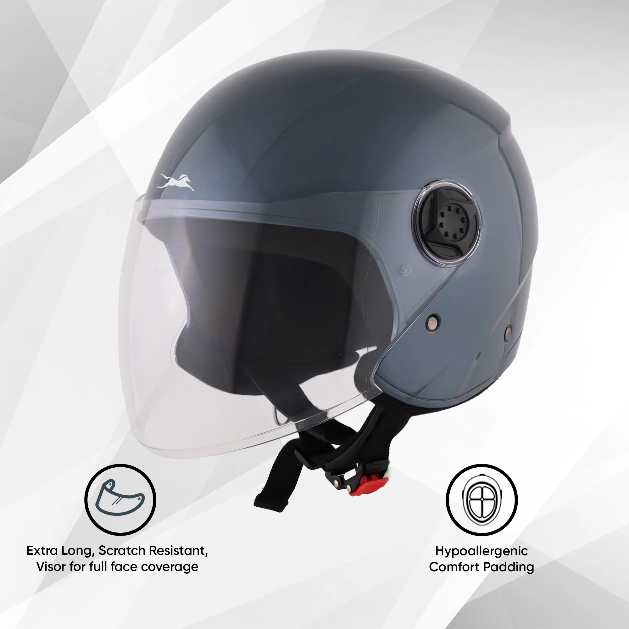 TVS iQube Open Face Helmet | ISI Certified, Lightweight & Comfortable Design - Image 27