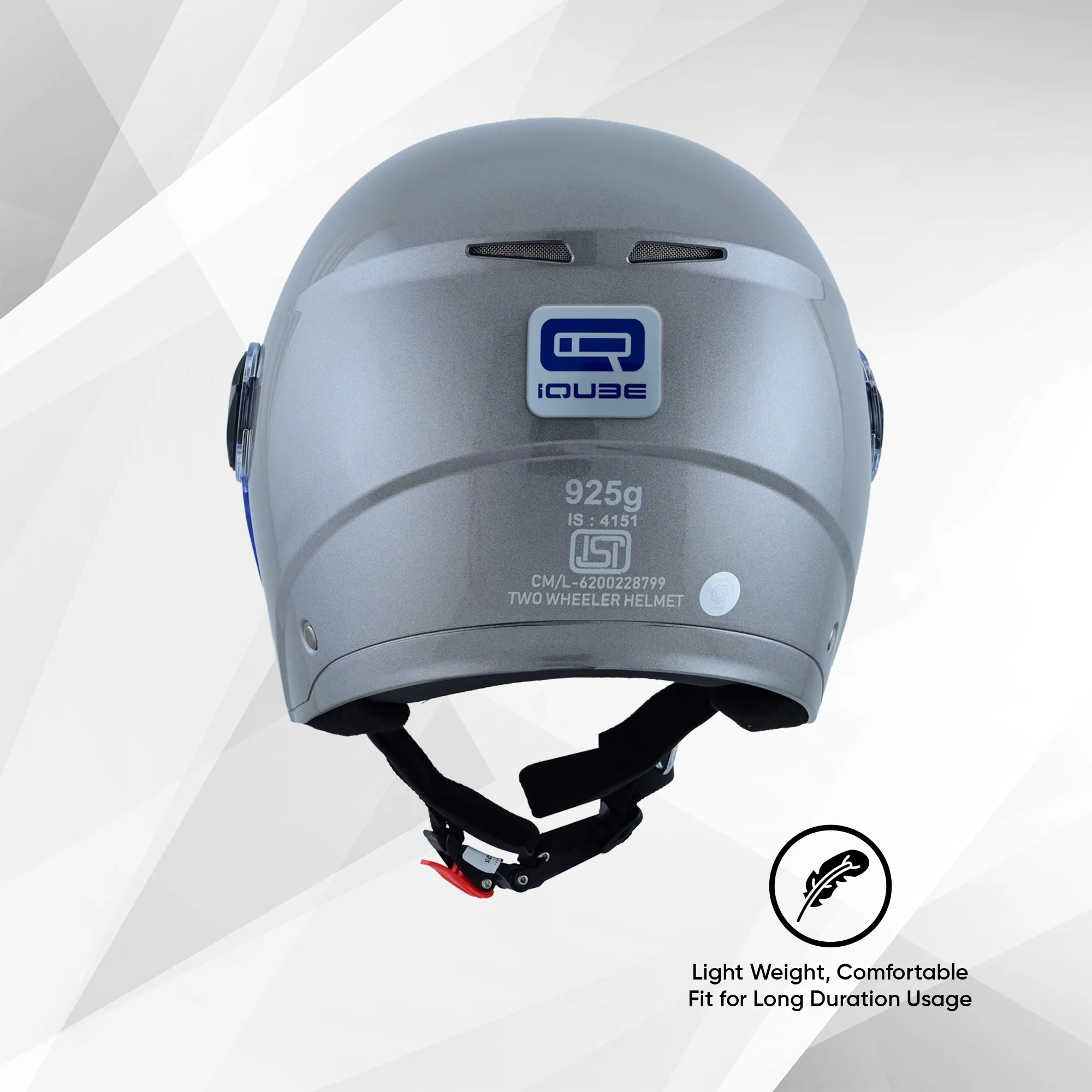 TVS iQube Open Face Helmet | ISI Certified, Lightweight & Comfortable Design - Image 8