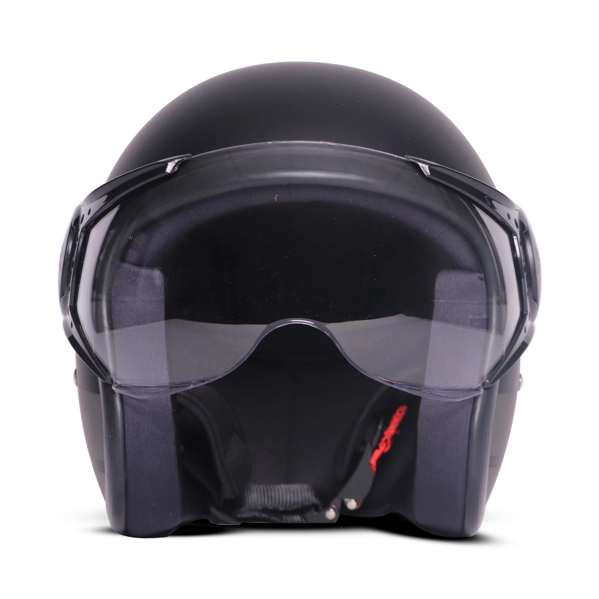 TVS J110 Half Face Helmet, Titanium Grey Matte - Image 3