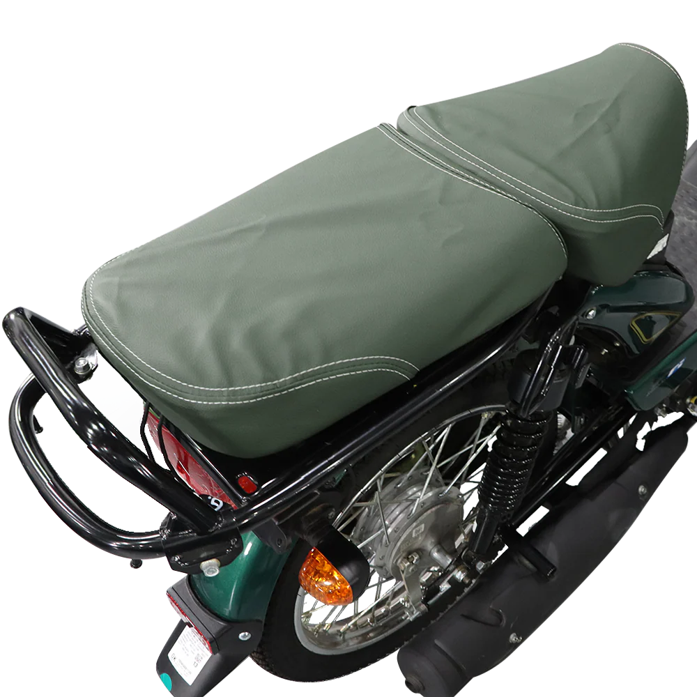 TVS XL100 Green Seat Cover Kit - Sleek and Durable Design - Image 4