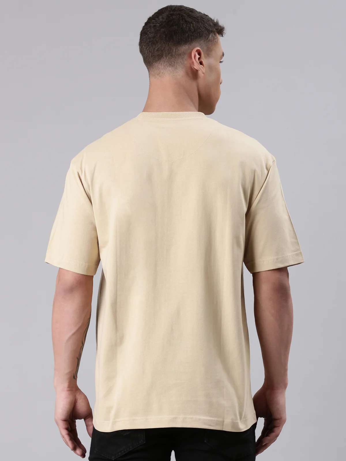 TVS Lifestyle 100% Cotton Oversized Graphic T-shirt for Men | Premium 220 GSM Heavyweight Tee with Relaxed Fit | Soft Cotton Oversized T Shirt for Boys | Durable Ribbed Neckline Streetwear Style - Image 23