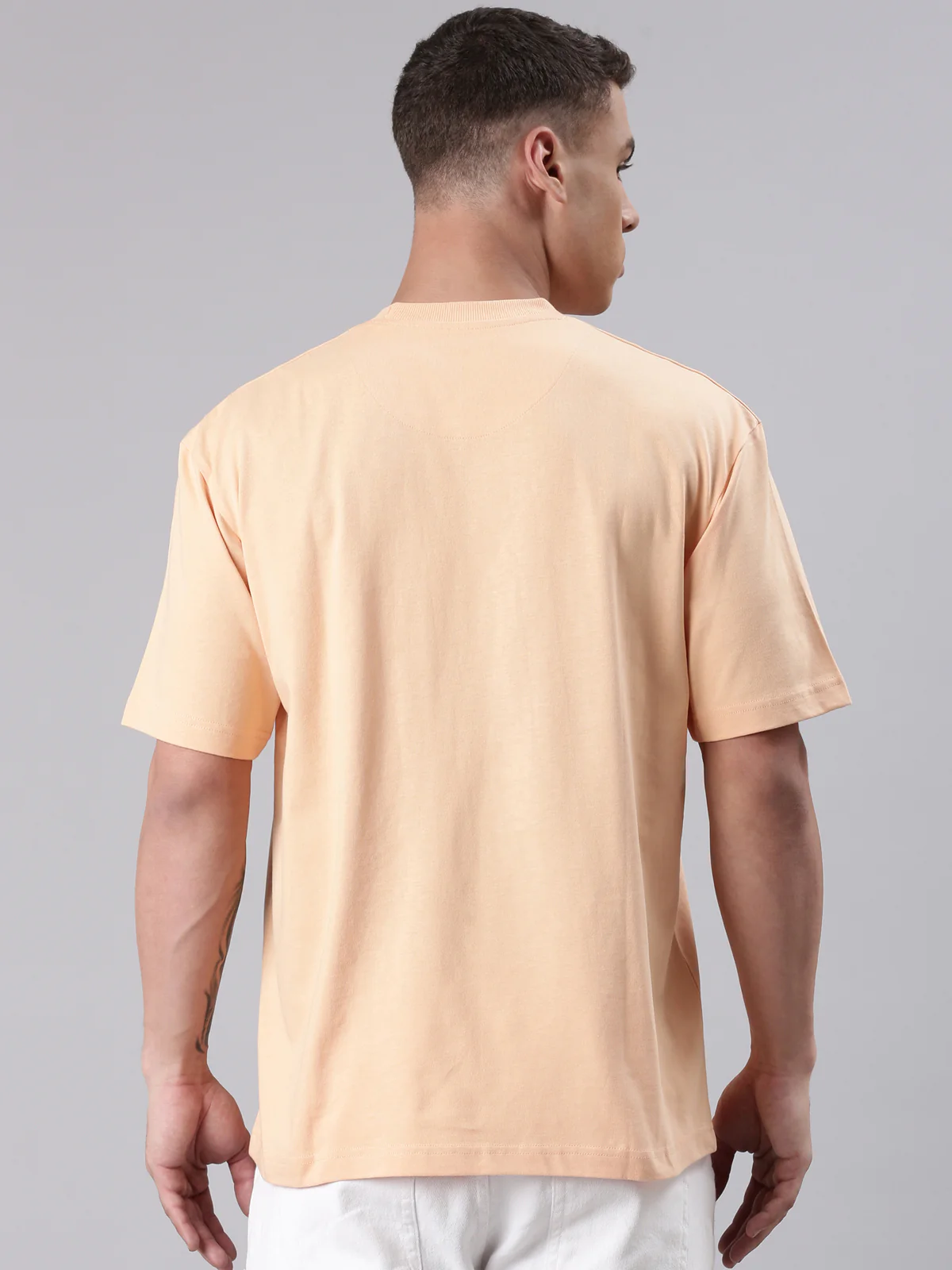 TVS Lifestyle 100% Cotton Oversized Graphic T-shirt for Men | Premium 220 GSM Heavyweight Tee with Relaxed Fit | Soft Cotton Oversized T Shirt for Boys | Durable Ribbed Neckline Streetwear Style - Image 31